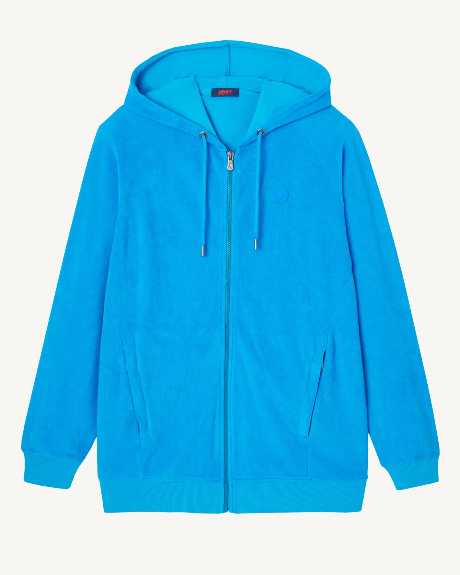 JOTT Zipped Hooded Jacket Azur Nazare 183 Azure Cheap